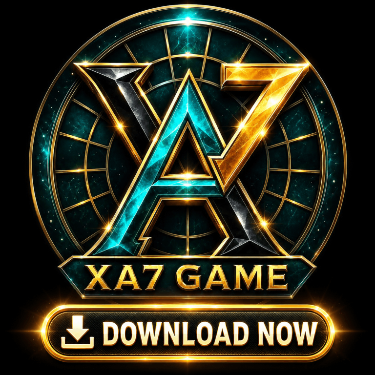 XA7 Game logo with premium 3D XA7 design